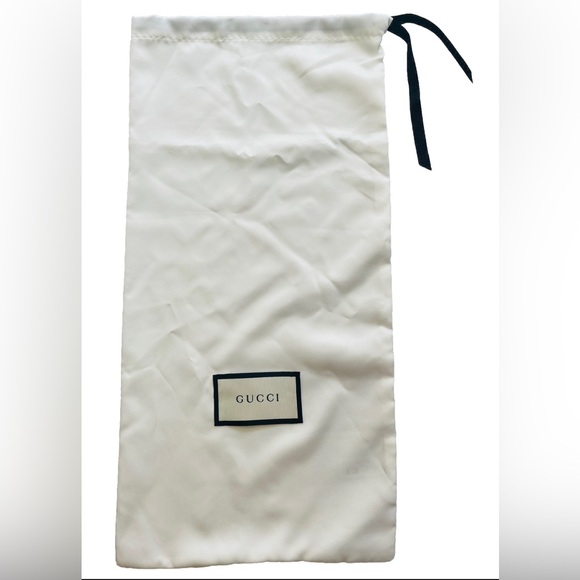 Gucci white satin drawstring dust bag - Picture 1 of 5